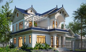 biệt thự mái thái