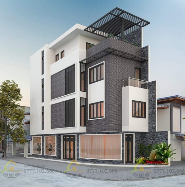 nhà phố hai mặt tiền