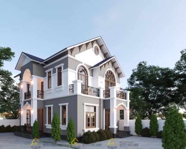 biệt thự mái thái