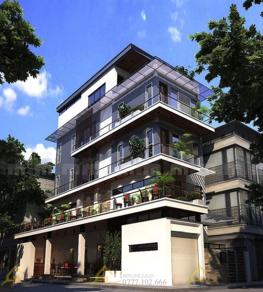 nhà phố hai mặt tiền