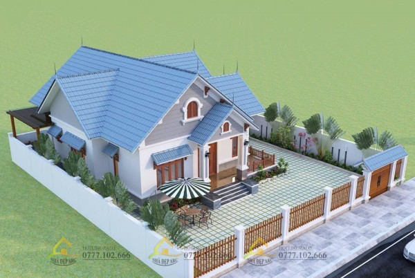 nhà cấp 4 - nhà vườn