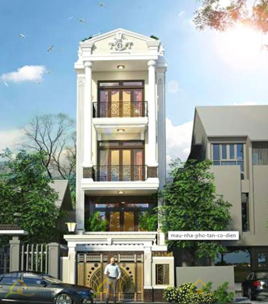 nhà phố tân cổ điển