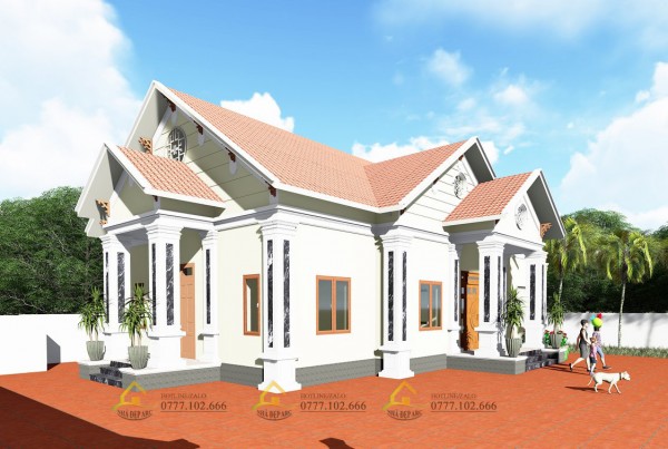 nhà cấp 4 - nhà vườn