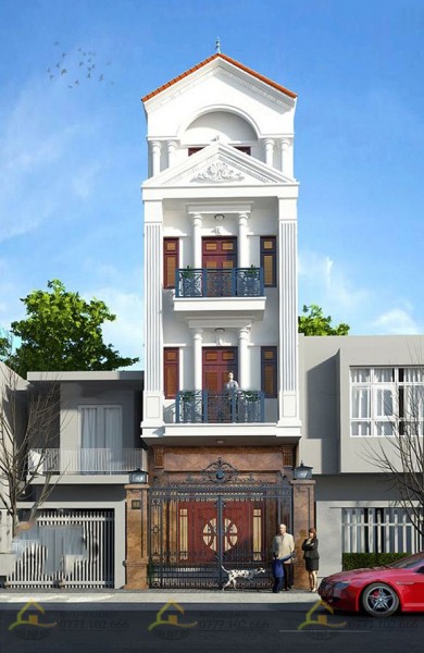 nhà phố tân cổ điển