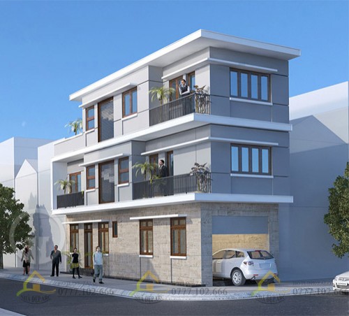 nhà phố hai mặt tiền