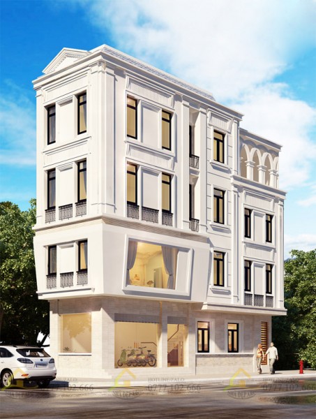 nhà phố hai mặt tiền