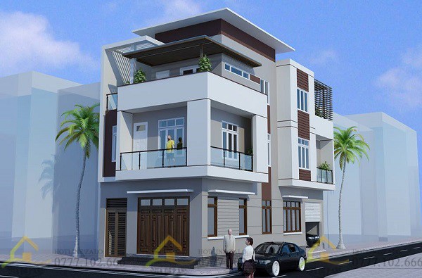 nhà phố hai mặt tiền