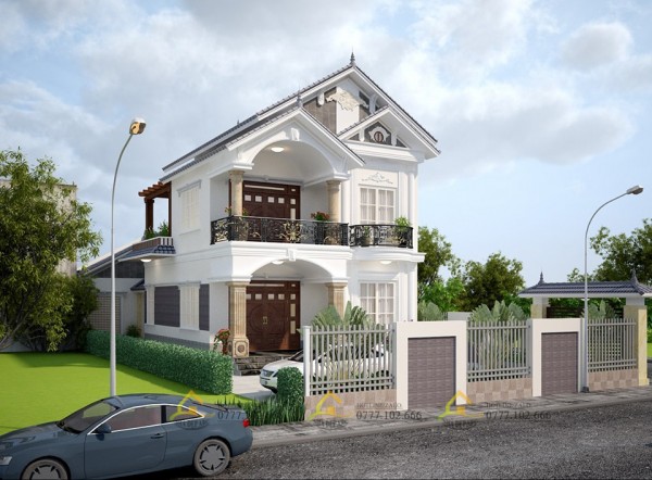 biệt thự mái thái