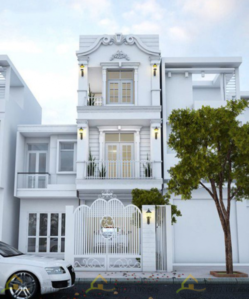nhà phố tân cổ điển