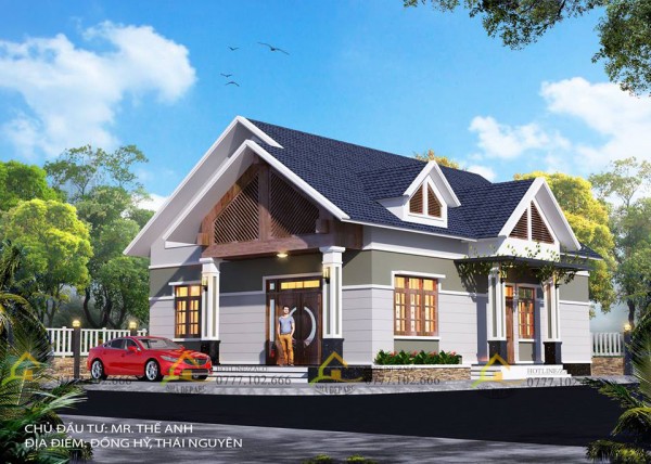 nhà cấp 4 - nhà vườn