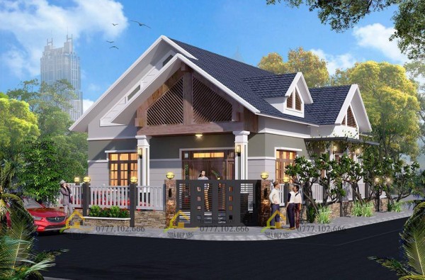nhà cấp 4 - nhà vườn
